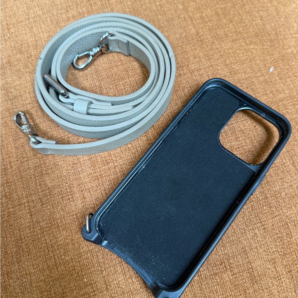 Bandolier Gray Phone Case with Strap - Picture 2 of 2